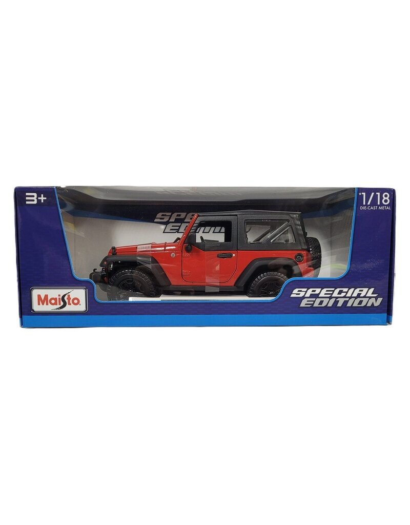 MAISTO MAISTO 31676 1/18 SCALE DIE CAST 2014 JEEP WRANGLER