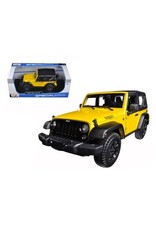 MAISTO MAISTO 31676 S.E. 1/18 SCALE DIECAST 2014 JEEP WRANGLER: YELLOW