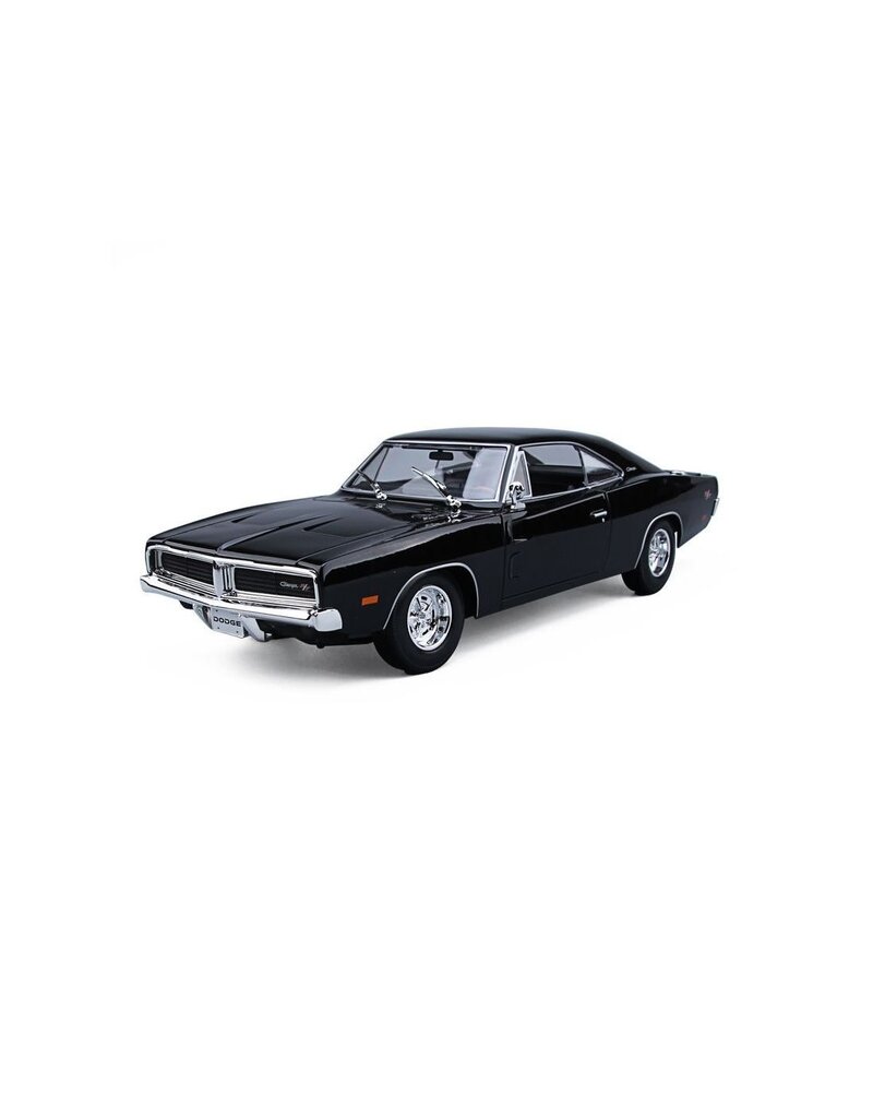 MAISTO MAISTO 31387 S.E. 1/18 SCALE DIECAST 1969 DODGE CHARGER R/T: BLACK