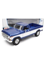 MAISTO MAISTO 31462 S.E. 1/18 SCALE DIECAST 1979 FORD F150 PICK-UP: BLUE