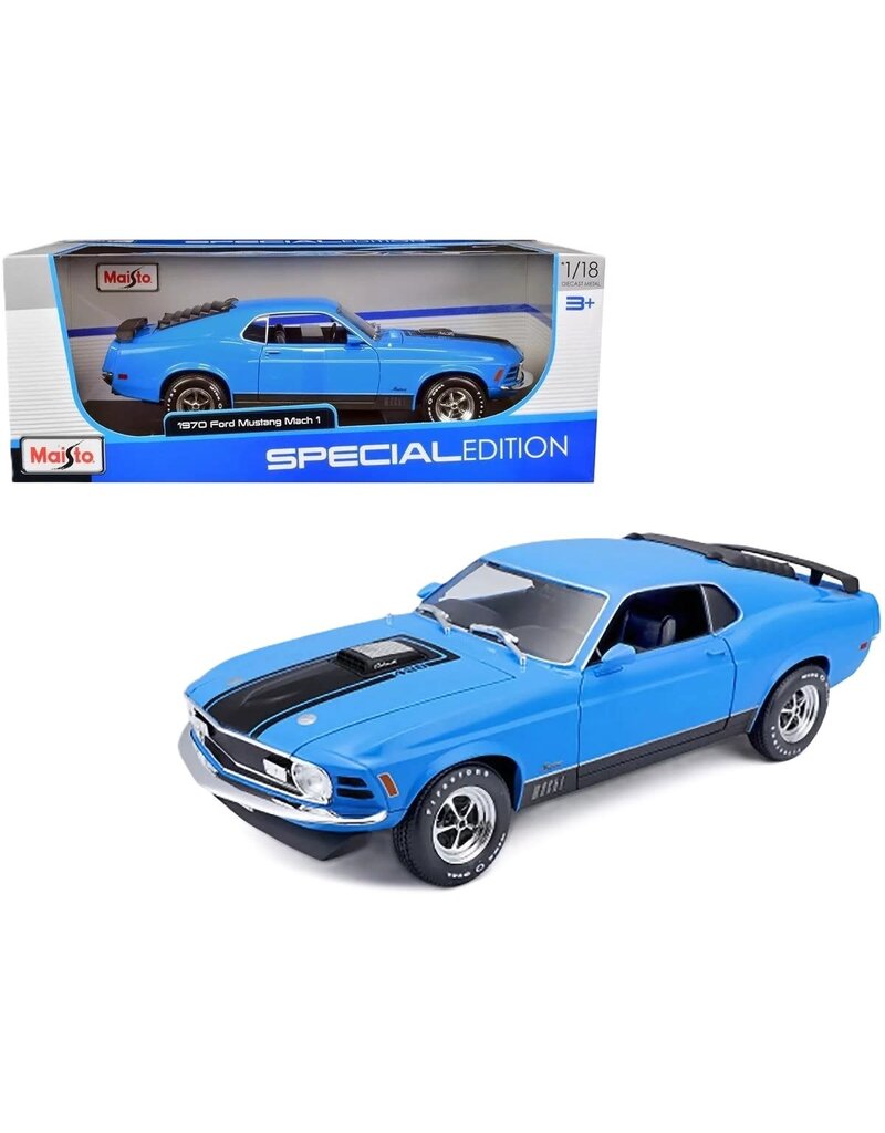 MAISTO MAISTO 31453 1/18 SCALE DIE CAST 1970 FORD MUSTANG MACH 1