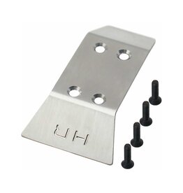 HOT RACING HRAGRM331F STAINLESS STEEL FRONT SKID PLATE FOR ARRMA GROM