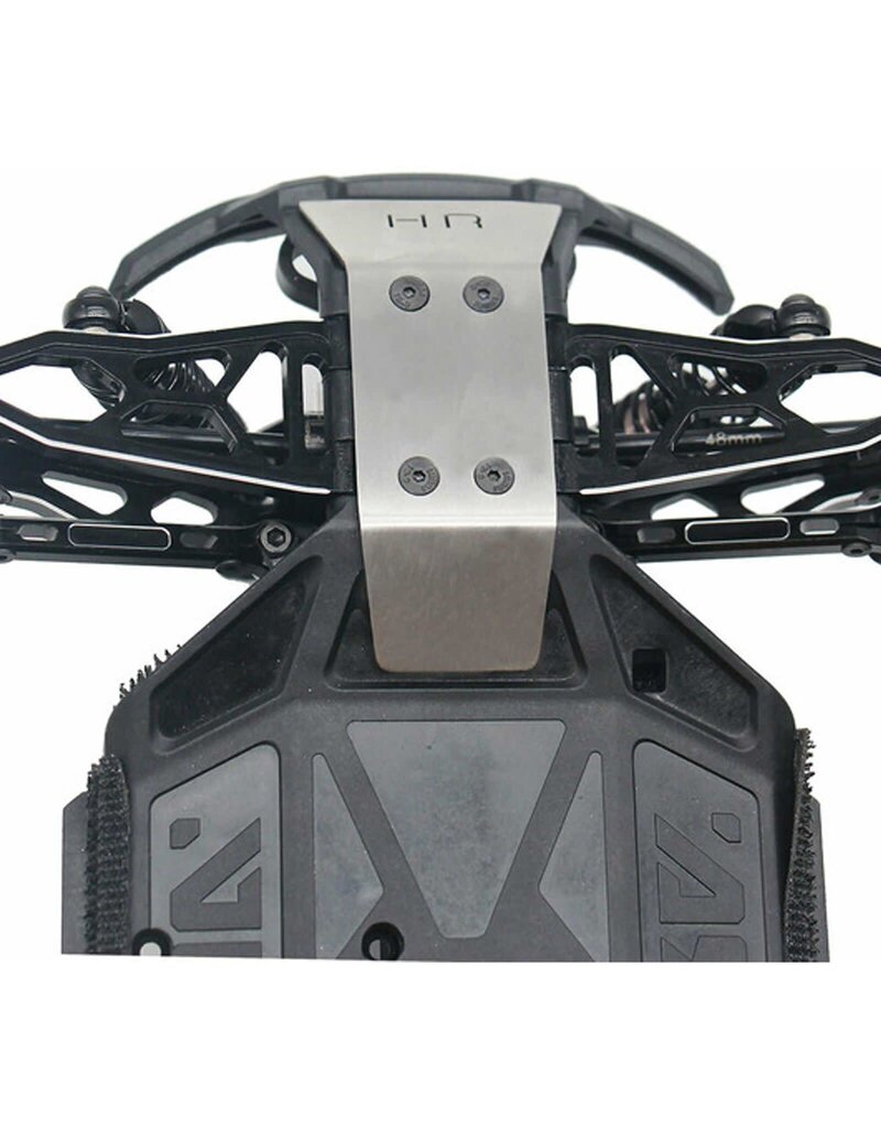 HOT RACING HRAGRM331F STAINLESS STEEL FRONT SKID PLATE FOR ARRMA GROM