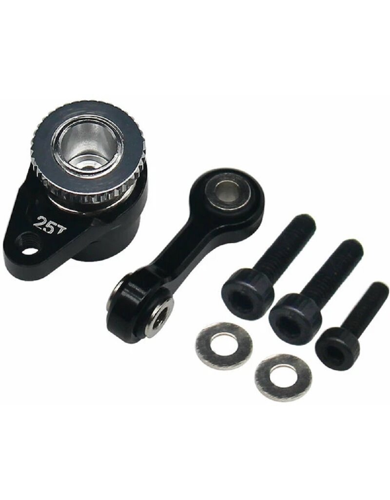 HOT RACING HRAGRM48SH25T CNC ALUMINUM 25T REEF SERVO SAVER FOR ARRMA GROM