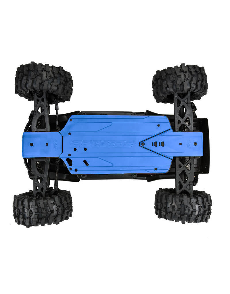 PROLINE RACING PRO639706 BASH ARMOR CHASSIS PROTECTOR FOR ARRMA 3S LONG WHEELBASE BLUE
