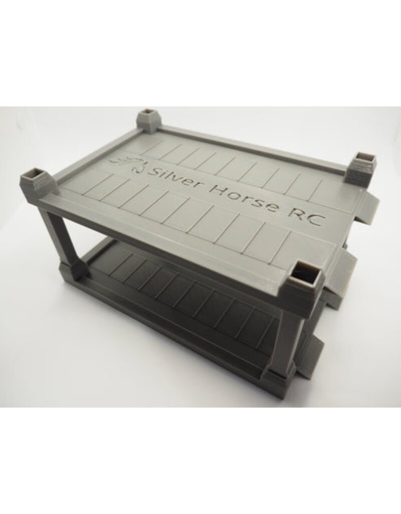 SILVER HORSE SHRC 65412553 PIT STACKER - DOUBLE STACK: GREY