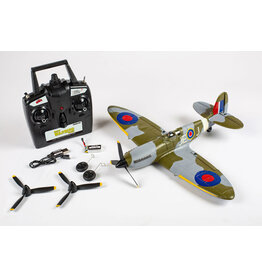 RAGE RC RGRA1303V2 SUPERMARINE SPITFIRE MICRO RTF AIRPLANE WITH PASS (PILOT ASSIST STABILITY SOFTWARE) SYSTEM