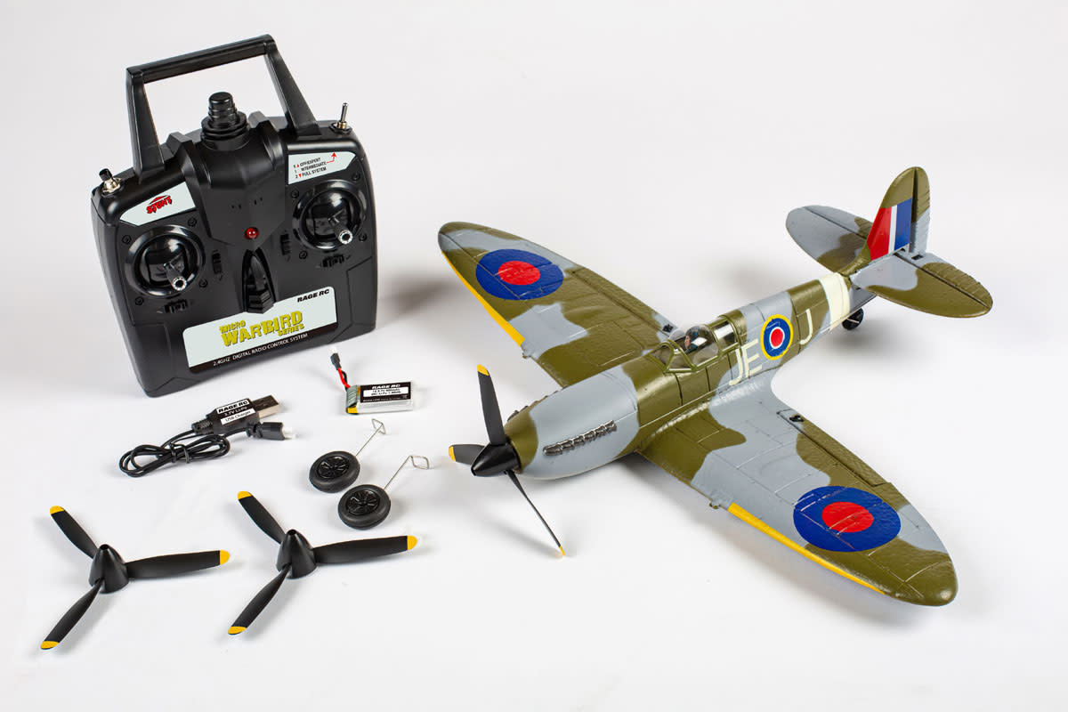 RGRA1303V2 SUPERMARINE SPITFIRE MICRO RTF AIRPLANE WITH PASS (PILOT ASSIST STABILITY SOFTWARE) SYSTEM