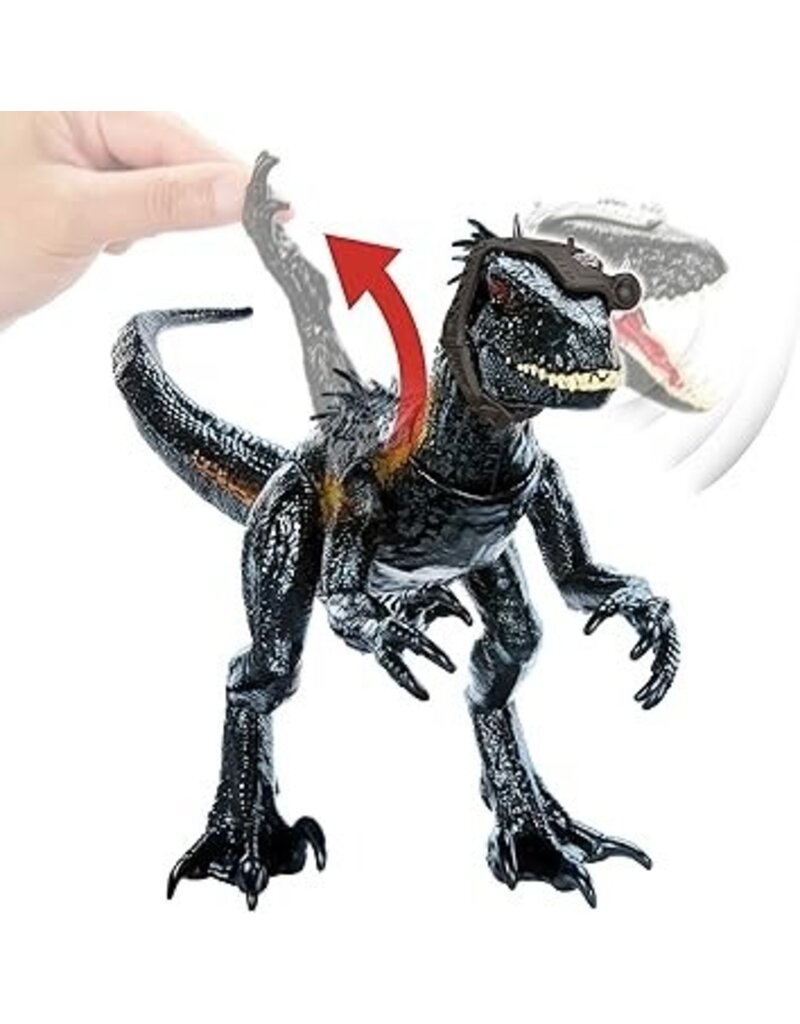 JURASSIC WORLD MTL HKY11 JURASSIC WORLD TRACK'N ATTACK INDORAPTOR DINO TRACKERS