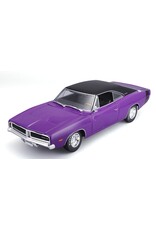 MAISTO MAISTO 31387 1/18 SCALE DIE CAST 1969 DODGE CHARGER R/T: WHITE