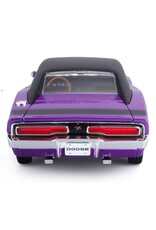 MAISTO MAISTO 31387 S.E. 1/18 SCALE DIECAST 1969 DODGE CHARGER R/T: PURPLE