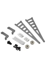 STRC SPTSTC71071GM ALUMINUM WHEELIE BAR KIT FOR TEAM ASSOCIATED DR10: GUN METAL