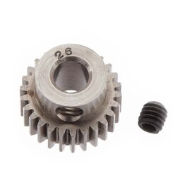 ROBINSON RACING RRP2026 48P PINION GEAR 26T (5MM BORE): HARDENED STEEL