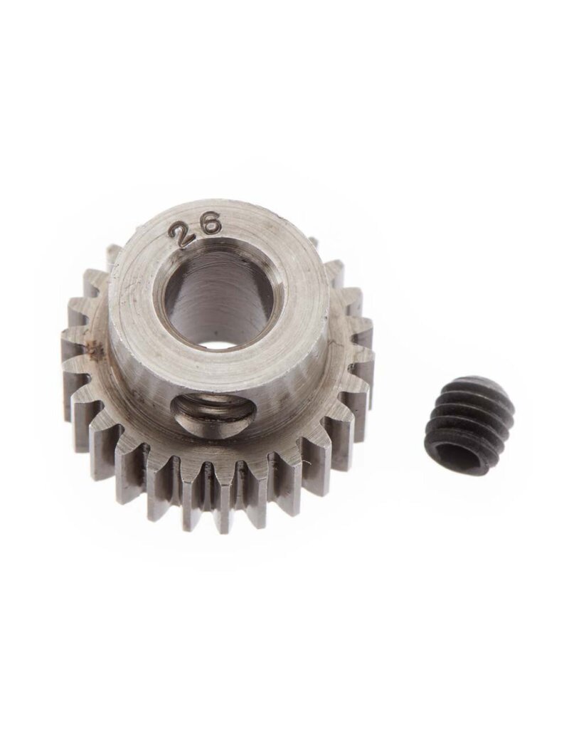 ROBINSON RACING RRP2026 48P PINION GEAR 26T (5MM BORE): HARDENED STEEL