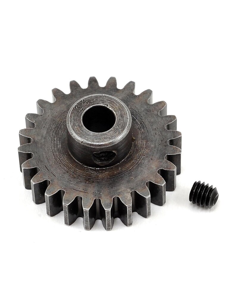 ROBINSON RACING RRP1224 MOD1 PINION GEAR 24T (5MM BORE): EXTRA HARDENED STEEL