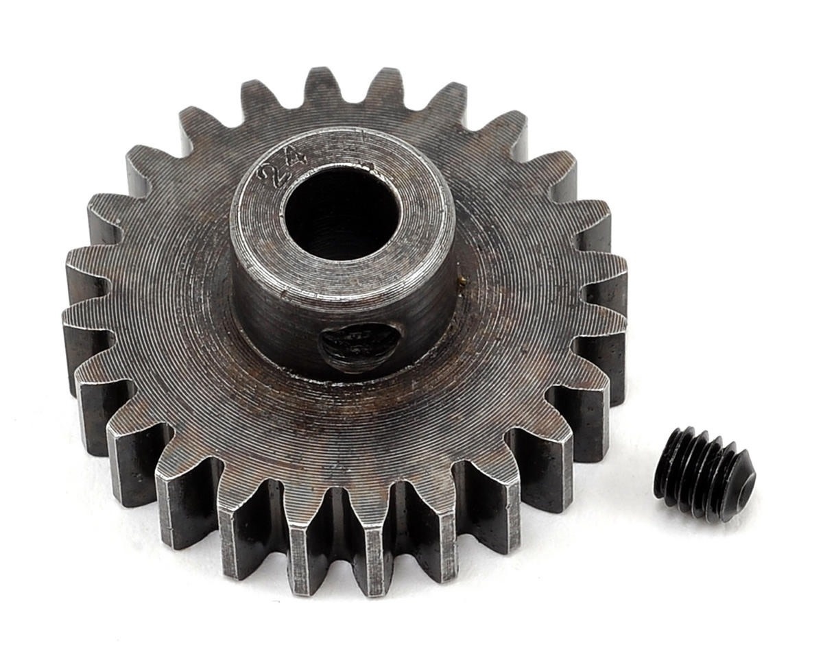 RRP1224 - Extra Hard Steel 5mm Bore 1 Module Pinion, 24T