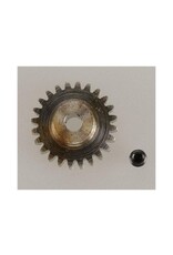 ROBINSON RACING RRP1124 MOD 0.6 PINION GEAR 24T (3.17MM BORE): HARDENED ALLOY STEEL