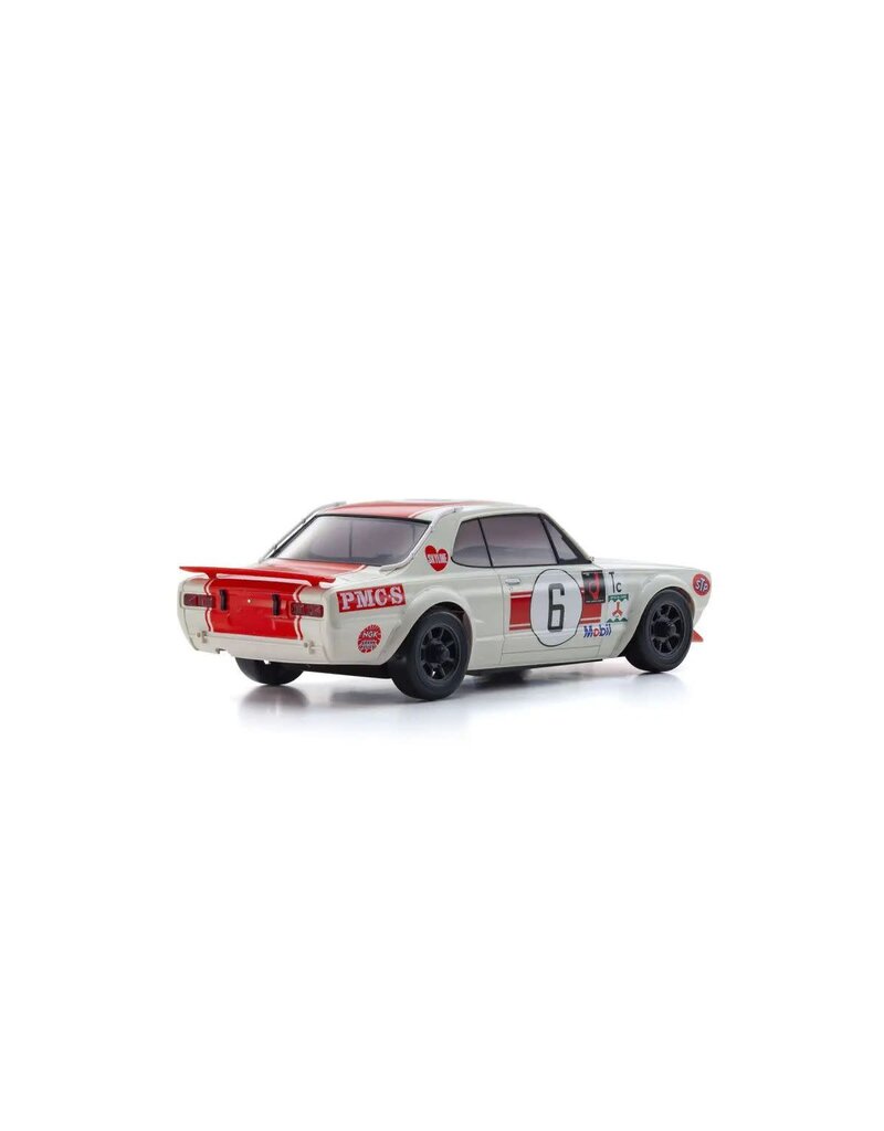 KYOSHO KYO32643R MINI-Z AWD MA-020 READYSET NISSAN SKYLINE 2000GT-R (KPGC10) RACING 1972: #6 RED