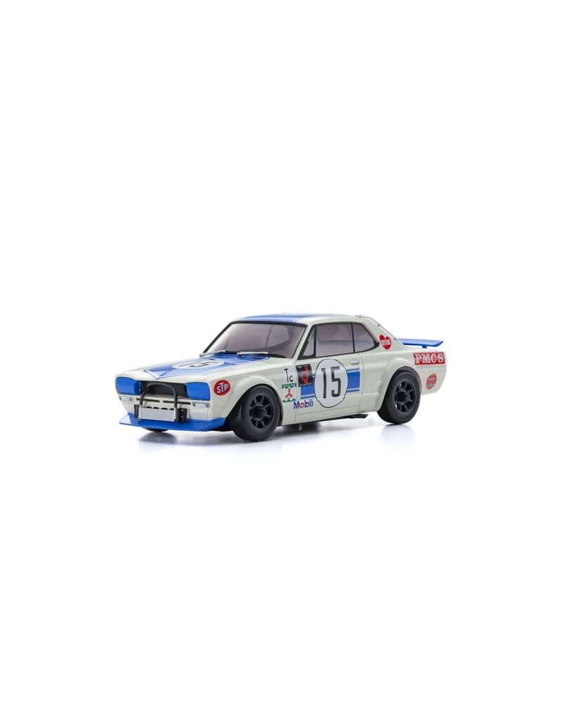 KYOSHO KYO32643BL MINI-Z AWD MA-020 READYSET NISSAN SKYLINE 2000GT-R (KPGC10) RACING 1972: #15 BLUE