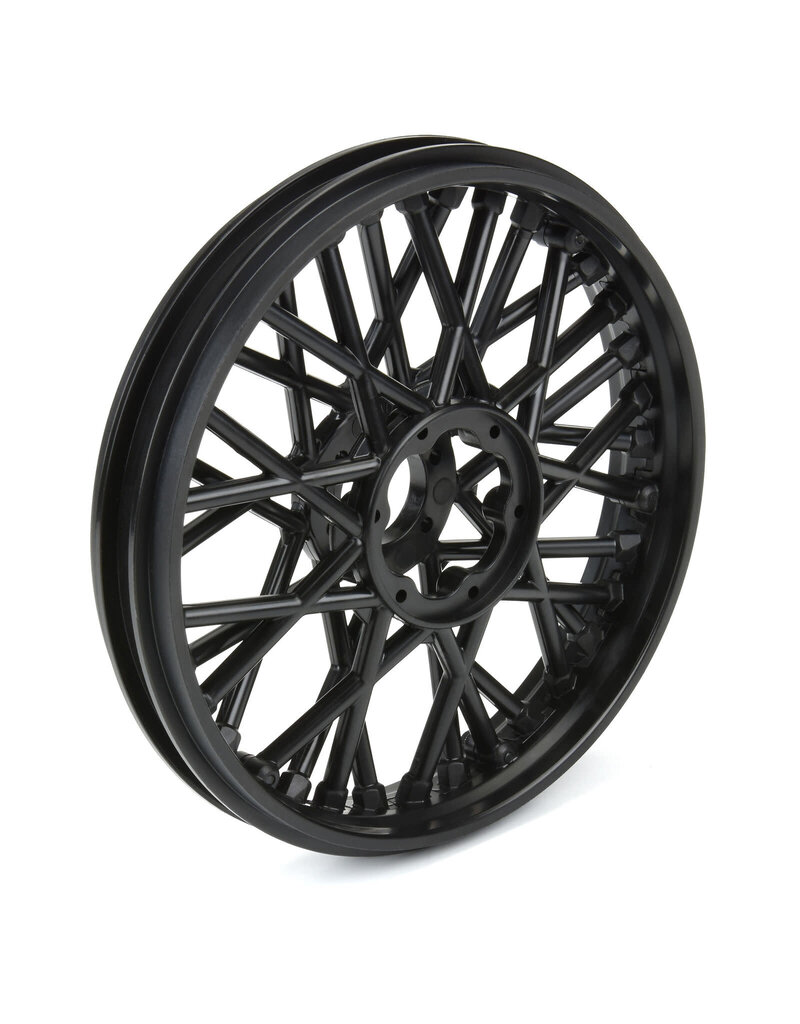 PROLINE RACING PRO283203 BULLYSPOKE V2 BEAD FRONT WHEEL BLACK FOR PROMOTO