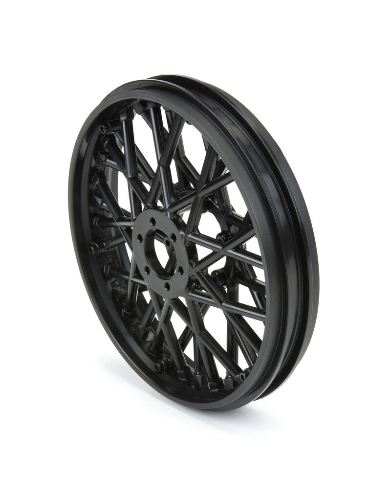 PROLINE RACING PRO283203 BULLYSPOKE V2 BEAD FRONT WHEEL BLACK FOR PROMOTO