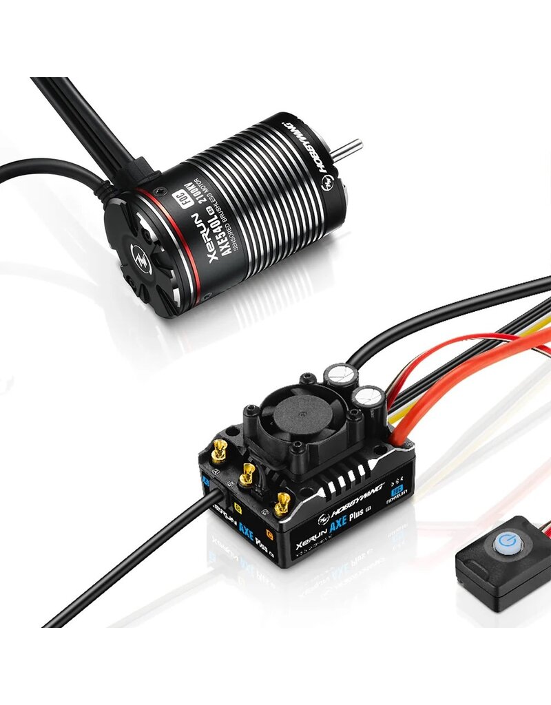 HOBBYWING HWI38020386 XERUN AXE R3 ESC + 2100KV 2-4S 540L R2 MOTOR COMBO