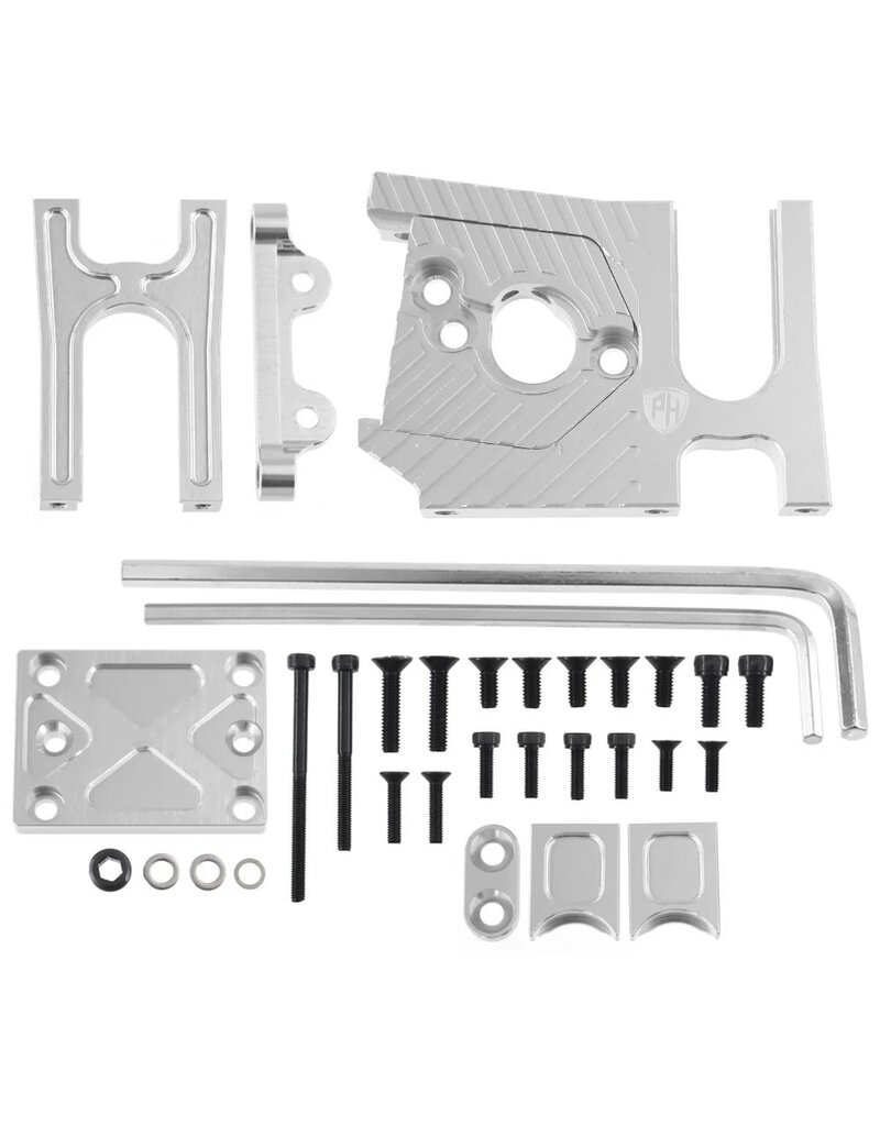 POWER HOBBY PHB6308 7075 ALUMINUM GRUBLOCK MOTOR MOUNT, FOR ARRMA INFRACTION V2