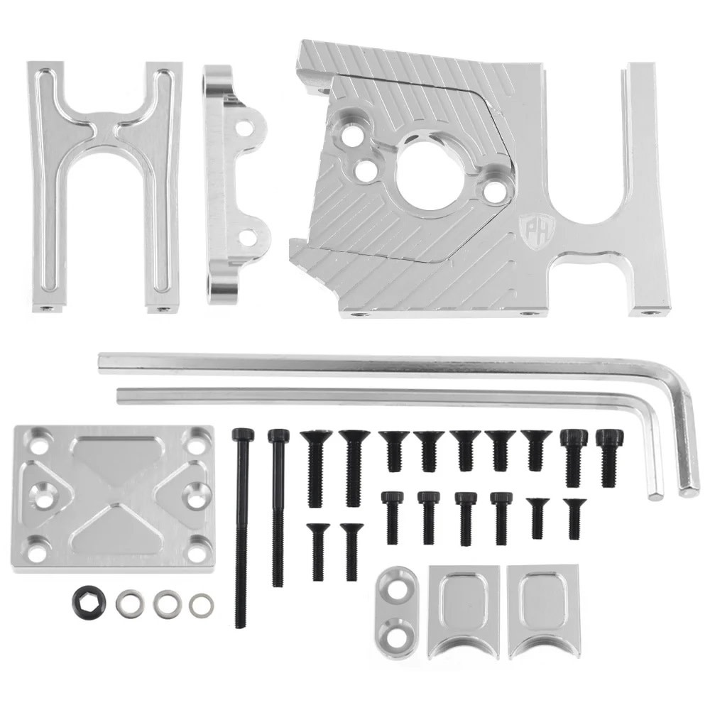 PHB6308 7075 ALUMINUM GRUBLOCK MOTOR MOUNT, FOR ARRMA INFRACTION V2