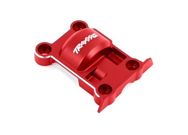 TRA7787-RED GEAR COVER ALUM RED