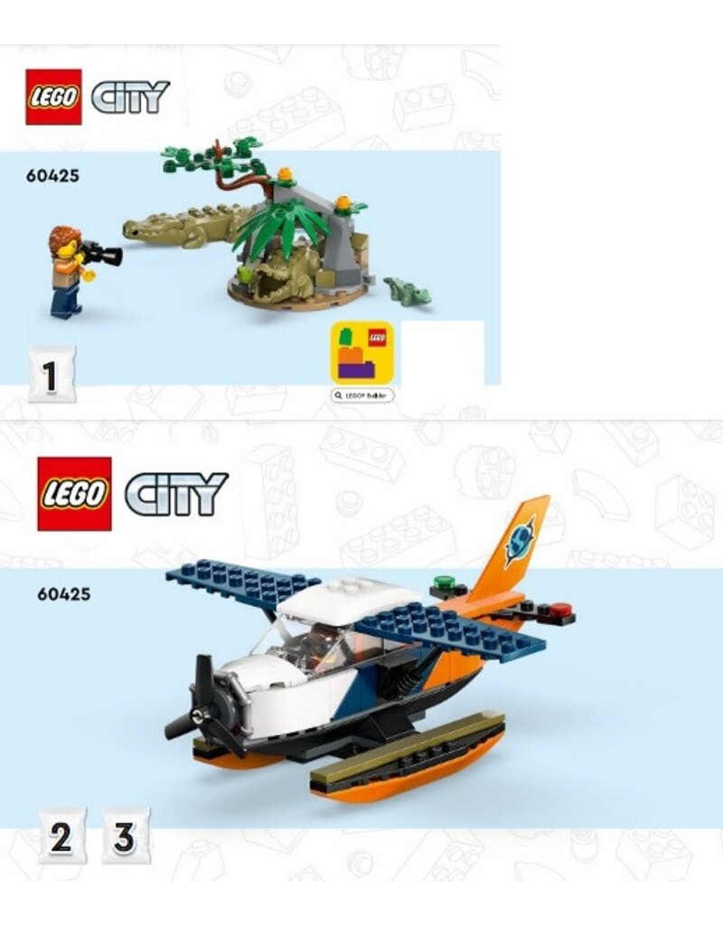 LEGO LEGO 60425 CITY JUNGLE EXPLORER WATER PLANE