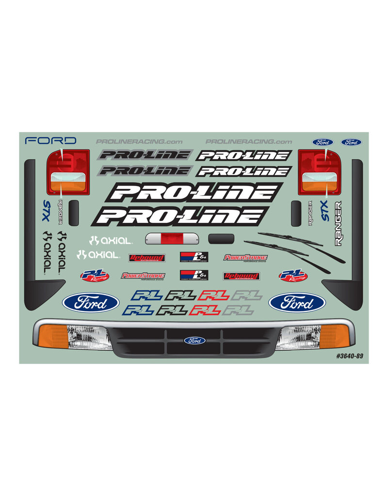 PROLINE RACING PRO364000 1993 FORD RANGER PRE-RUNNER 12.3 WB CLEAR