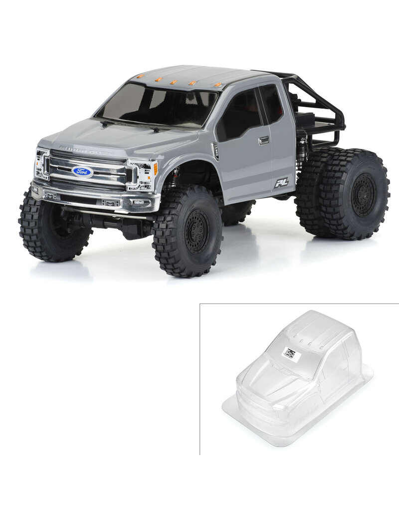 PROLINE RACING PRO361900 2017 F-250 SUPER DUTY CAB ONLY 12.3" WB: CLEAR