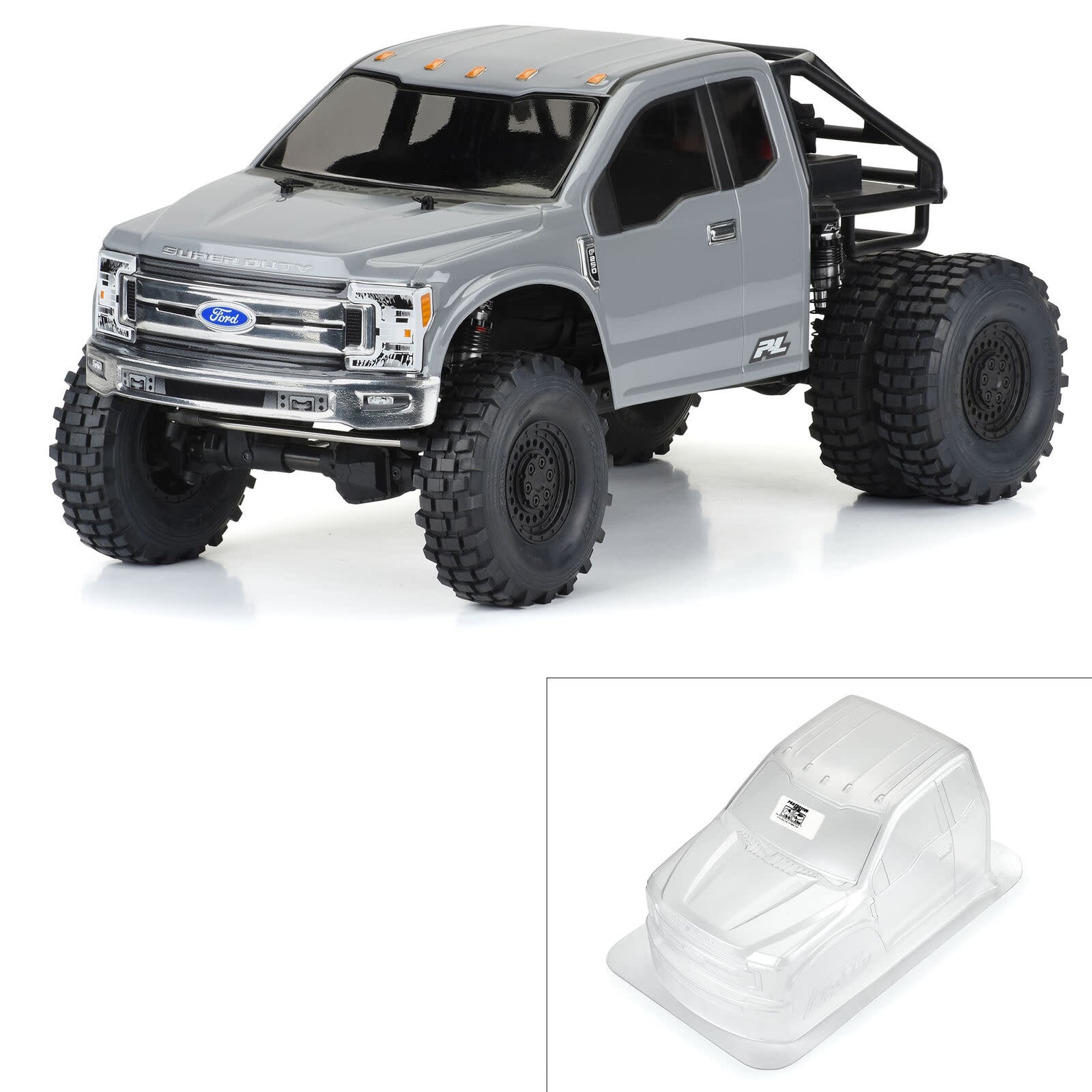 PRO361900 2017 F-250 SUPER DUTY CAB ONLY 12.3" WB: CLEAR