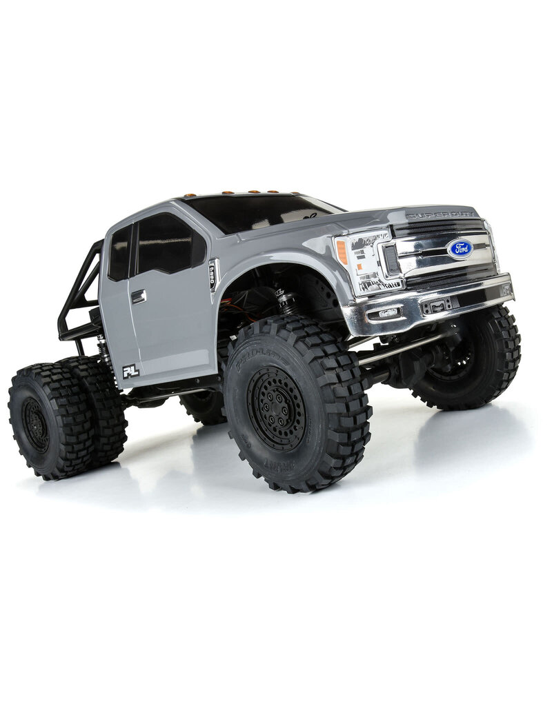 PROLINE RACING PRO361900 2017 F-250 SUPER DUTY CAB ONLY 12.3" WB: CLEAR