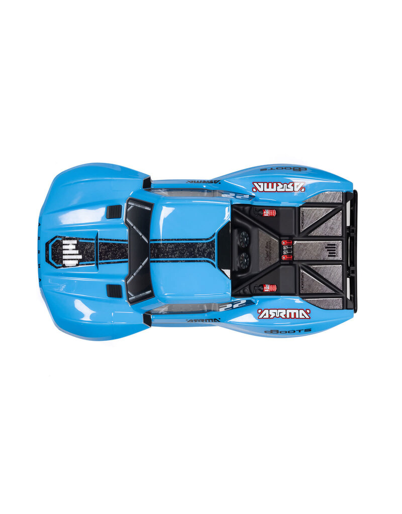 ARRMA ARA3221ST2 1/10 FURY 2WD SHORT COURSE TRUCK RTR WITH SMART BATTERY & CHARGER, BLUE