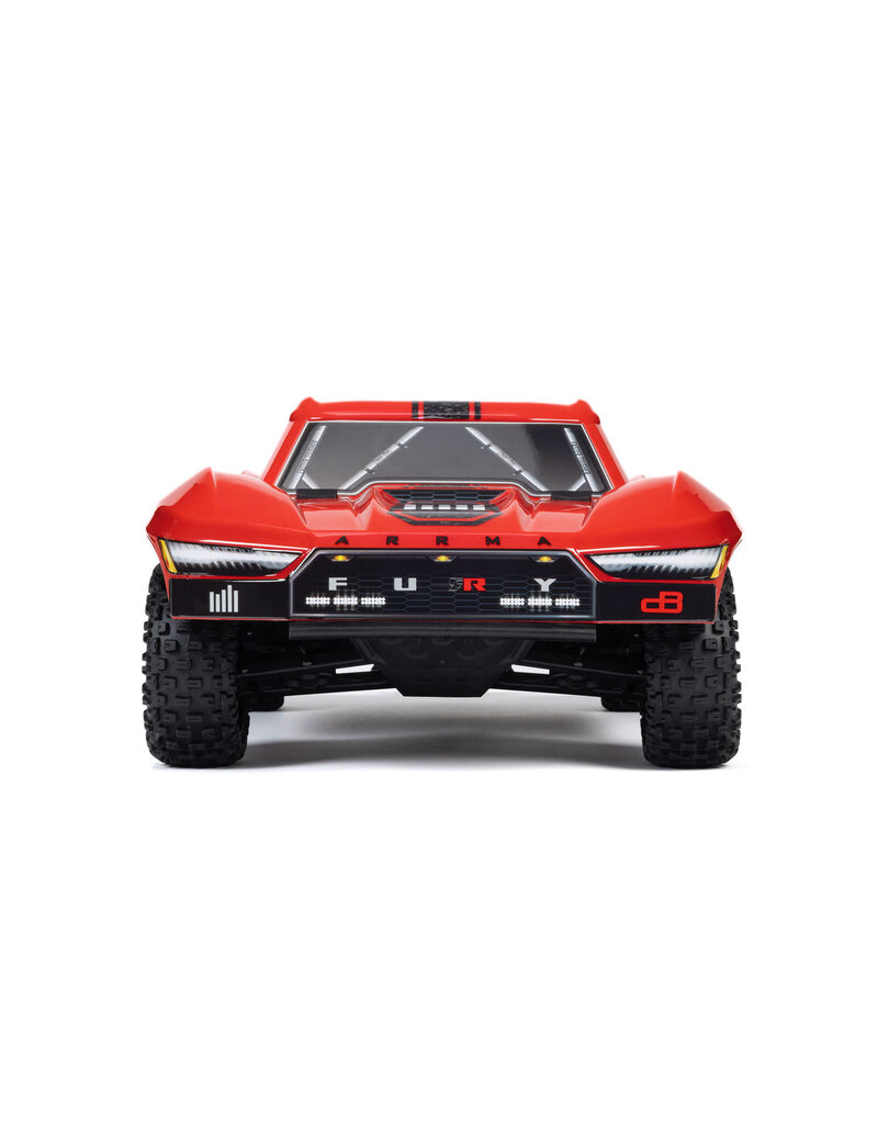 ARRMA ARA3221ST1 1/10 FURY 2WD SHORT COURSE TRUCK RTR WITH SMART BATTERY & CHARGER, RED