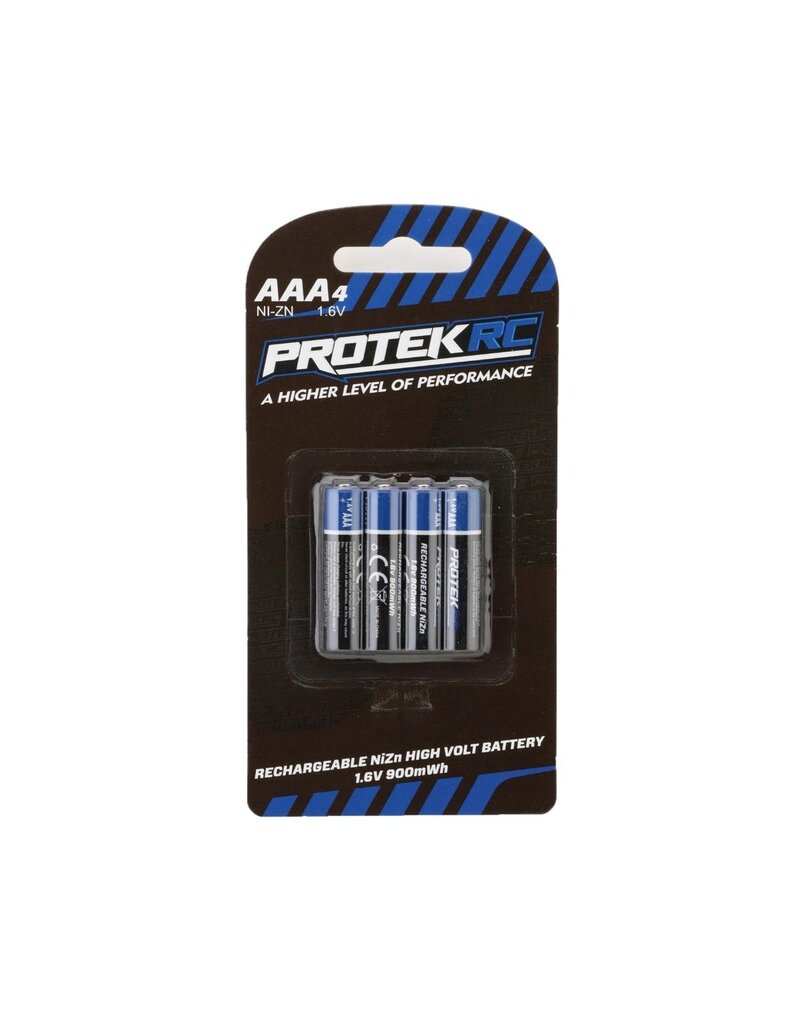 PROTEK RC PTK-5580 1.6V NI-ZN 900MWH AAA RECHARGABLE BATTERIES (4)