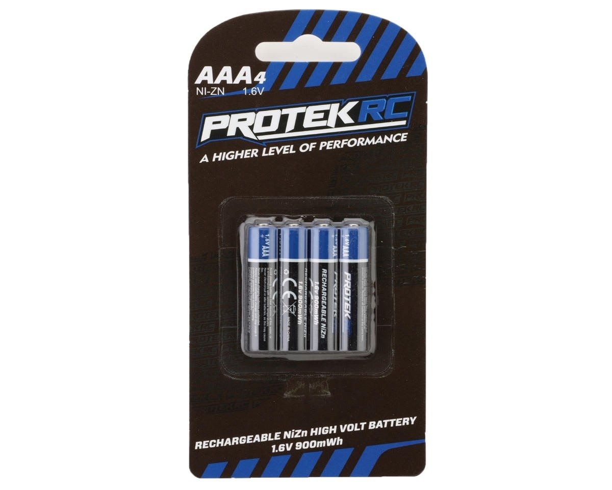 PTK-5580 1.6V NI-ZN 900MWH AAA RECHARGABLE BATTERIES (4)