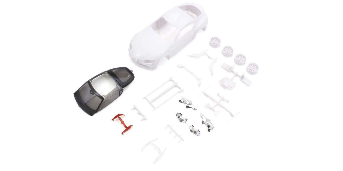 KYOMZN202 TOYOTA GR SUPRA WHITE BODY SET W/ RIM AWD