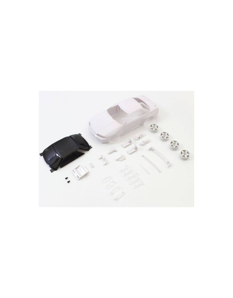 KYOSHO KYOMZN201 NISSAN SKYLINE GT-R R32 GROUP A BODY SET W/ RIM AWD: WHITE