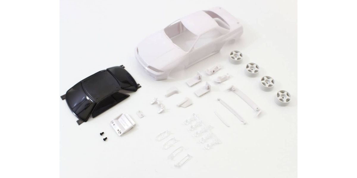 KYOMZN201 NISSAN SKYLINE GT-R R32 GROUP A BODY SET W/ RIM AWD: WHITE