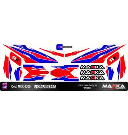 MARKA RACING PRODUCTS MRK-5300 SKIN ADHESIVE JOMUREMA BODY JR-GT01 COLOR 1