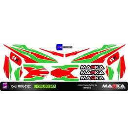 MARKA RACING PRODUCTS MRK-5302 SKIN ADHESIVE JOMUREMA BODY JR-GT01 COLOR 3