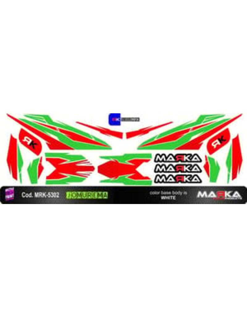 MARKA RACING PRODUCTS MRK-5302 SKIN ADHESIVE JOMUREMA BODY JR-GT01 COLOR 3