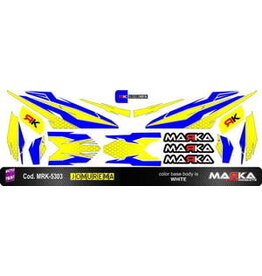 MARKA RACING PRODUCTS MRK-5303 SKIN ADHESIVE JOMUREMA BODY JR-GT01 COLOR 4