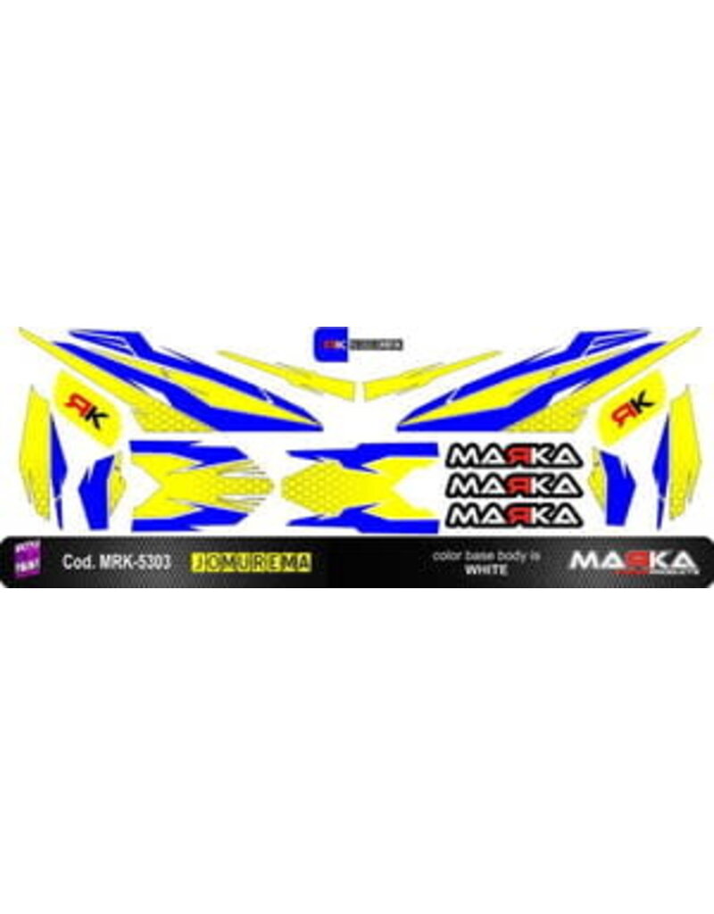 MARKA RACING PRODUCTS MRK-5303 SKIN ADHESIVE JOMUREMA BODY JR-GT01 COLOR 4