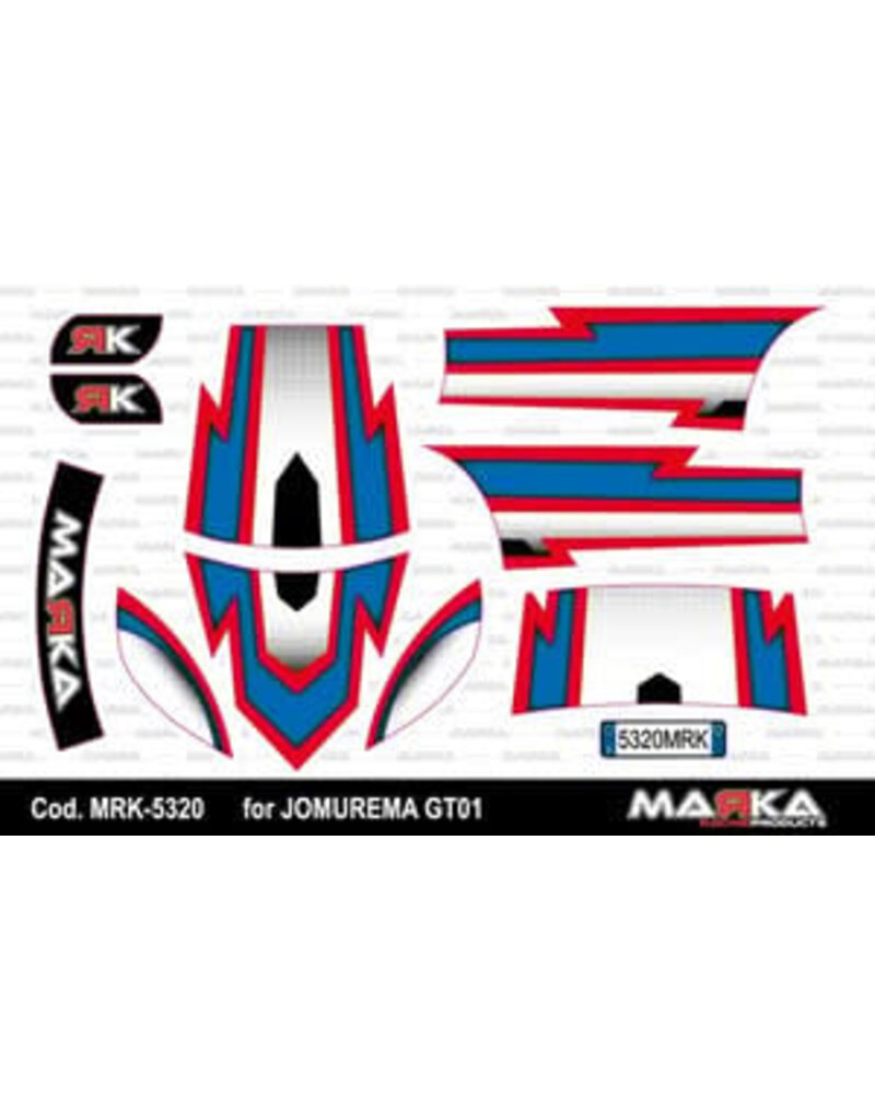 MARKA RACING PRODUCTS MRK-5320 SKIN ADHESIVE JOMUREMA BODY JR-GT01 COLOR 1