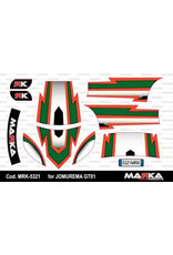 MARKA RACING PRODUCTS MRK-5321 SKIN ADHESIVE JOMUREMA BODY JR-GT01 COLOR 2