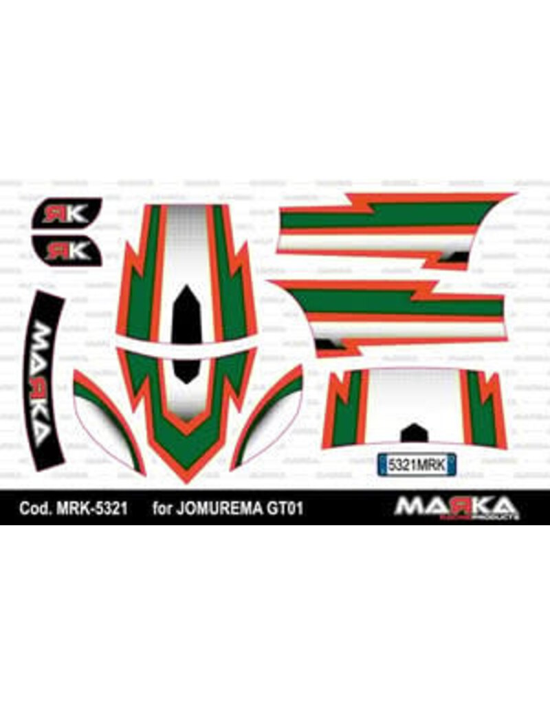 MARKA RACING PRODUCTS MRK-5321 SKIN ADHESIVE JOMUREMA BODY JR-GT01 COLOR 2