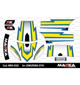 MARKA RACING PRODUCTS MRK-5322 SKIN ADHESIVE JOMUREMA BODY JR-GT01 COLOR 3